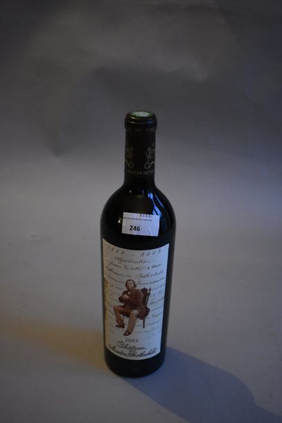 null 1 bouteille Château Mouton Rothschild, Pauillac rouge 2003