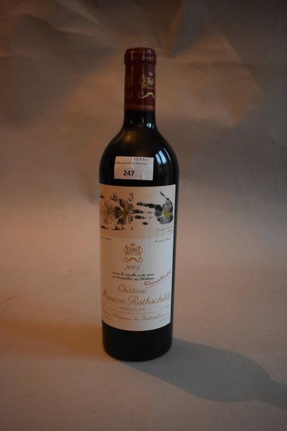 null 1 bouteille Château Mouton Rothschild, Pauillac rouge 2005