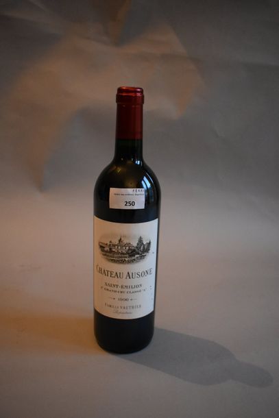 null 1 bouteille Château d'Ausone, Saint-Emilion rouge 1996.