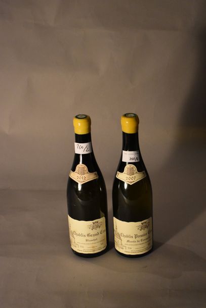 null Lot : 1 bouteille Montée de Tonnerre, François Raveneau, Chablis blanc 2007,...