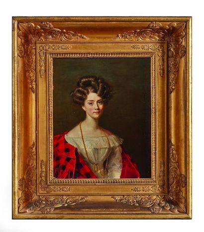 null Firmin MASSOT (1766-1849) : Portrait de Louise Marie Coindet-Patry (1807-1845)....