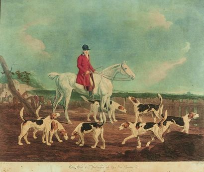 null D'après Benjamin MARSHALL (1768-1835) : The Earl of Darlington and His Fox Hounds....