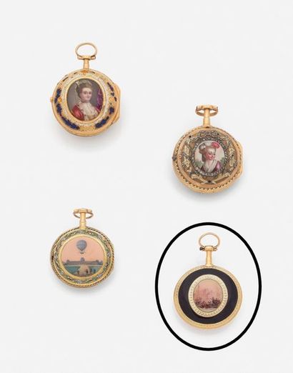 null ROUZIER & MELLY

Fin du XVIIIe siècle.

Montre de poche en or avec un décor...
