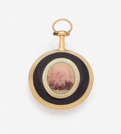 null ROUZIER & MELLY

Fin du XVIIIe siècle.

Montre de poche en or avec un décor...