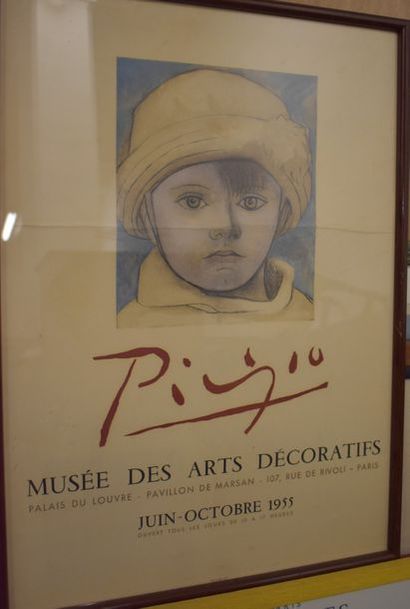 null AFFICHE pour l'exposition "Picasso – Musée des Arts décoratifs, juin-octobre...