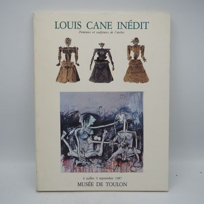  Louis Cane Inédit / le Musée de Toulon 1987 : Livre. Dim : 32,5 x 24,5 cm Gazette Drouot