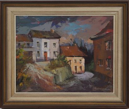 null Théophile Steffen (né en 1921)

Artiste peintre luxembourgeois

Huile sur toile,...