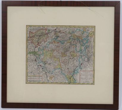 null Carte géographique du Luxembourg de Isaak Tirion

Gravure en taille-douce. Carte...