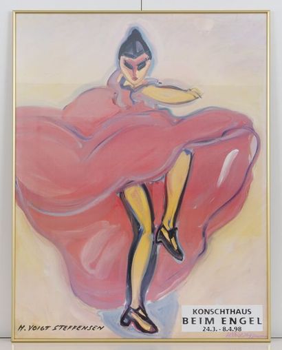 null Affiche danseuse espagnole de Hans Voigt Steffensen (1941)

Artiste peintre...