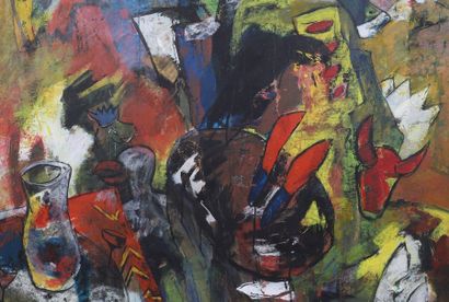 null Jean Fetz (né en 1957)

Artiste peintre luxembourgeois

Huile sur toile abstraite.

Epoque...