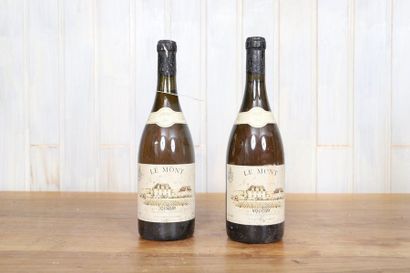 null Vouvray Le Mont (x2)

Sec

1992

Niveau correct

0,75L