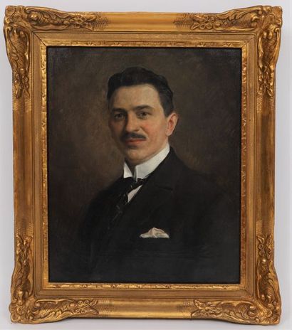 null Portrait d'homme de qualité de Louis Buisseret (1888-1956)

Artiste peintre...