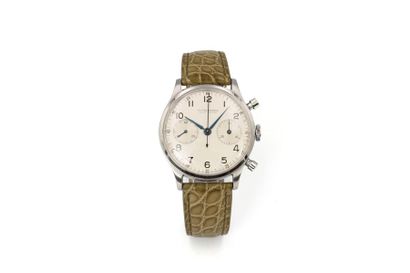 null Ulysse Nardin, "Jumbo" Chronograph, late 1940s

Large and rare steel wristwatch...