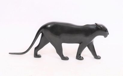 null "Black Panther" by François Pompon (1855-1933)

Famous French animal sculptor

Bronze...