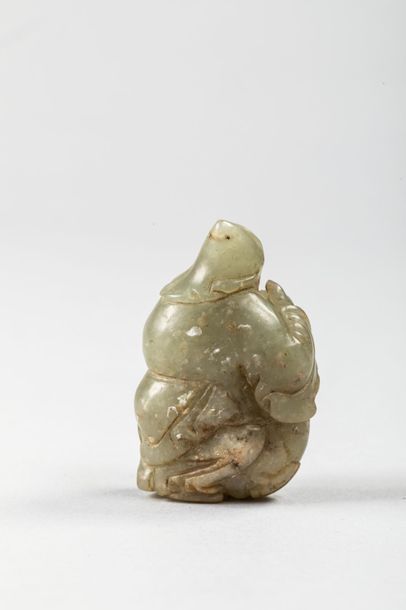 null Sculpture - Chine Dynastie Song

En jade céladon, personnage vêtu d'une tunique...