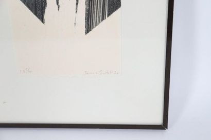 null James Guitet (1925-2010)

Artiste peintre et graveur français

Gravure signée...