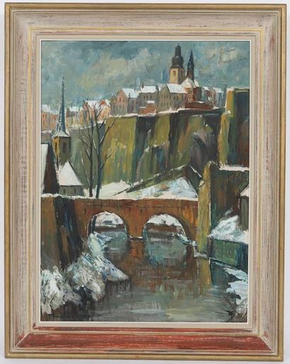 null Jean-Pierre Thilmany (1904-1996)

Luxembourg painter, member of the CAL

Oil...