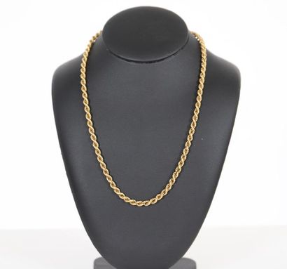 null Long necklace

14k yellow gold mesh rope. 18k Gold clasp.

Total weight: 23,4g

Dimensions:...