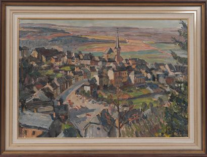 null Edmond Goergen (1914-2000)

Luxembourg painter. Member of the CAL. 

Oil on...