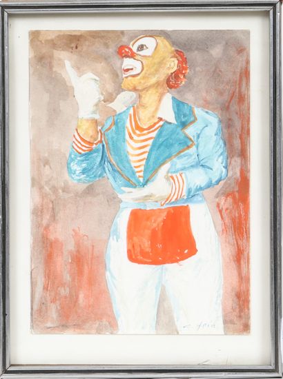 null Clown

Watercolour on framed paper. Signed C. Hein at the bottom right.

20th...