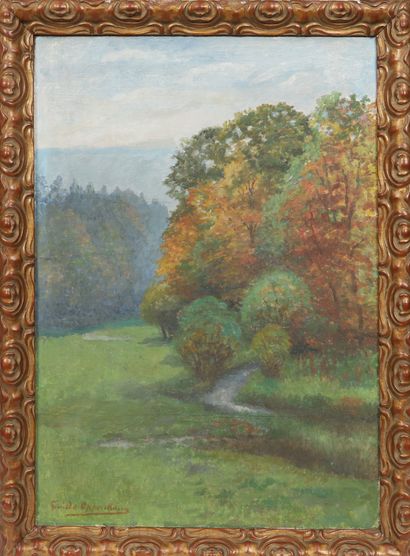 Guido Oppenheim (1862-1942) 
Artiste peintre...