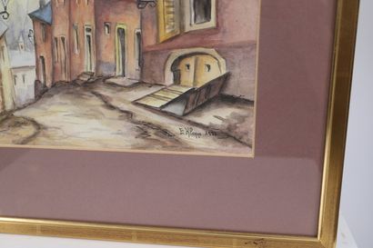 null Elma Klopp (born 1929)

Luxemburgish painter.

Watercolour on framed paper,...