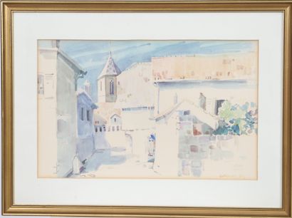 null Laury Wagner (1927-1998)

Luxemburgish painter

Watercolour on paper mounted...