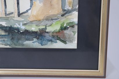 null Mars Schmit (1931-1990)

Luxembourg painter.

Watercolour on framed paper. Signed...