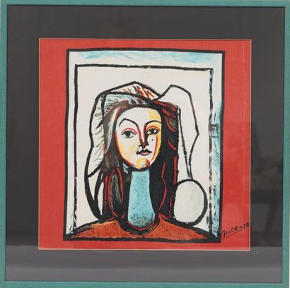 Foulard Picasso (1881-1973) 
Peintre, dessinateur,...