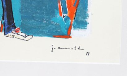null Georges Arnold (1920-2018)

Artiste peintre Luxembourgeois

Huile sur papier...