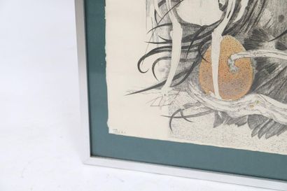 null Owl

Polychrome lithograph framed under glass. Signed CR and numbered 198/200...