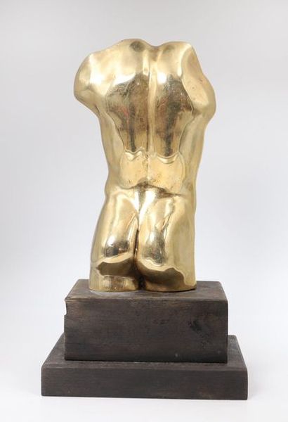 null Buste

Buste d'homme en bronze doré sur socle en bois.

Epoque XXème siècle.

Dimensions:...