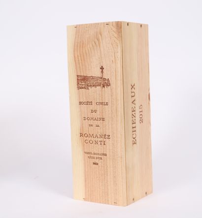  Scales (x1) 
Grand Cru 
Domaine de la Romanée-Conti 
2015 
In its closed wooden...