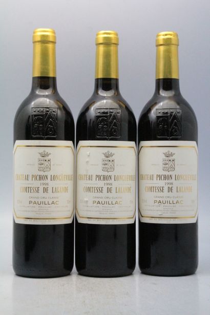 null Chateau Pichon-Longueville (x3)

Grand Cru Classé

Countess of Lalande

Pauillac

1998...