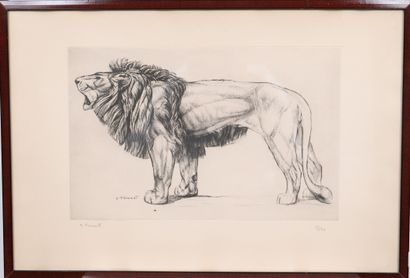 null "Lion rugissant" d'Auguste Trémont (1892-1980)

Célébre peintre, sculpteur et...
