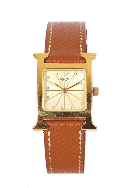 null HERMES Hour H Watch About 2000

Ref HH1.201

N° 1006695

Gold-plated ladies'...