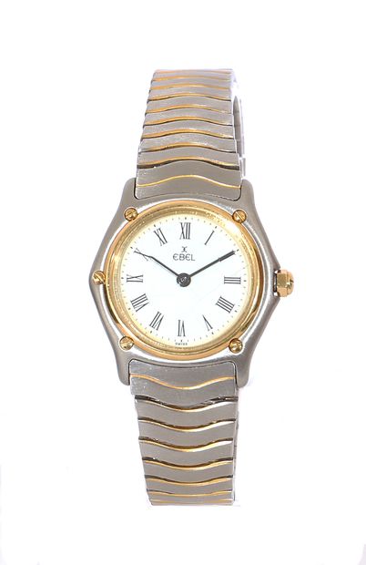 null EBEL Sport Classic Circa 2000

Ref 20073

N° 181908

Ladies' gold and stainless...