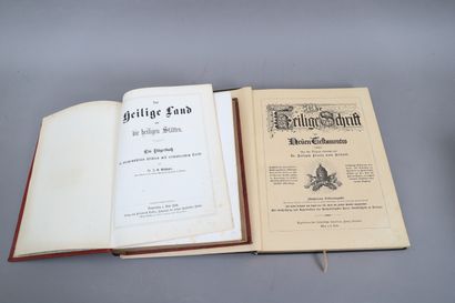 null LOT de deux volumes en langue allemande