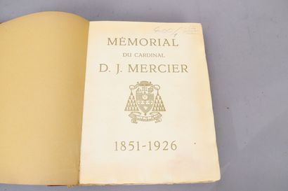 null MEMORIAL du CARDINAL MERCIER 

1851-1926,

Belle reliure dos orné.