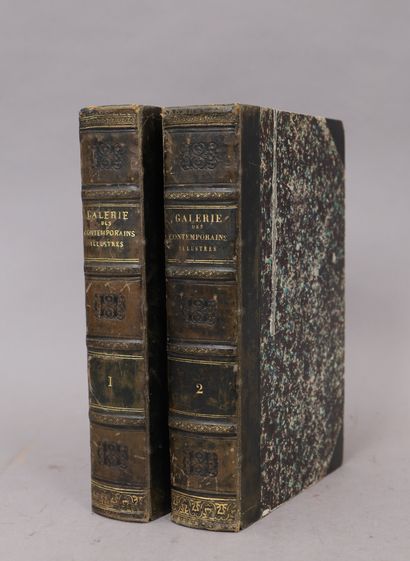 null GALERIE des CONTEMPORAINS illustrés.

Bruxelles 1840, 

2 volumes reliés.