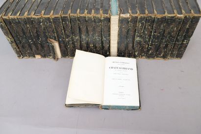null CHATEAUBRIAND – ŒUVRES COMPLETES

25 volumes reliés (avec accidents).