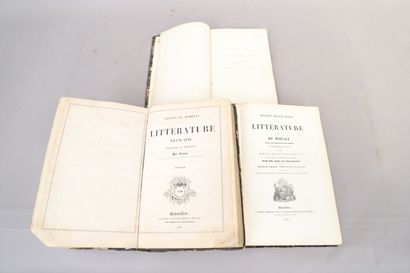 null LITTERATURE FRANCAISE

Lot de 3 volumes reliés.