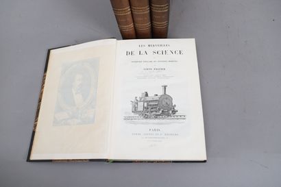 null FIGUIER – LES MERVEILLES de la SCIENCE.

4 volumes reliés. (1870).