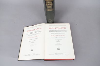 null SACHS-VILLATTE - French-German dictionary. 

2 volumes.