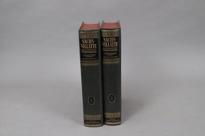null SACHS-VILLATTE – Dictionnaire français-Allemand. 

2 volumes.