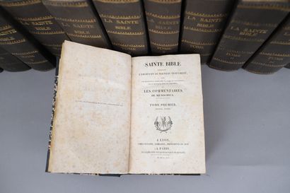 null LA SAINTE BIBLE 

En 15 VOLUMES reliés.

Lyon/ Paris 1825.