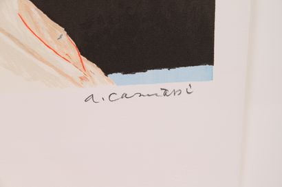 null Arturo Carmassi (1925-2015)

Lithographie polychrome.

Signée sur la planche,...