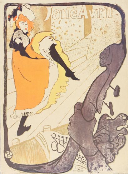 null "Jane Avril" de Henri de Toulouse Lautrec (1864-1901)

Lithographie polychrome...