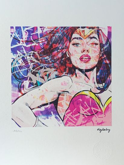 null Heydenboy

"Wonderwoman, Pink"

Digital polychrome lithograph, signed and edited...