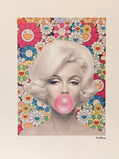 null BrainRoy (born 1980)

"Marilyn Murakami Multicolors" 

Digital polychrome lithograph,...